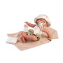 Muñecas Antonio Juan Poupée nouveau-né Mia Pipi Playera 50165 - Fait pipi avec son biberon, 42 cm, accessoires plage inclus