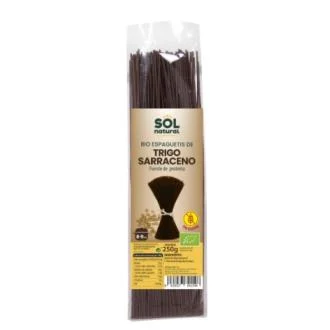 SOLNATURAL Spaghettis au sarrasin BIO sans gluten 250g SOLNATURAL Spaghettis au sarrasin BIO sans gluten 250g