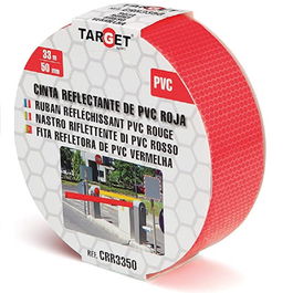 TARGET Ruban Adhésif Réfléchissant Rouge 33M X 50mm