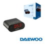 Radio-réveil Daewoo DW1218 Noir
