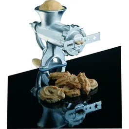 Baumalu Hachoir Manuel en Fonte Modèle N°8 - 450076 avec Accessoires Pâtisserie pour Viandes et Légumes