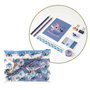 Cerdá Set de fournitures scolaires Stitch - 3 à 12 ans - Bleu - Boîte multilingue