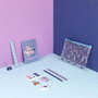 Cerdá Set de fournitures scolaires Stitch - 3 à 12 ans - Bleu - Boîte multilingue