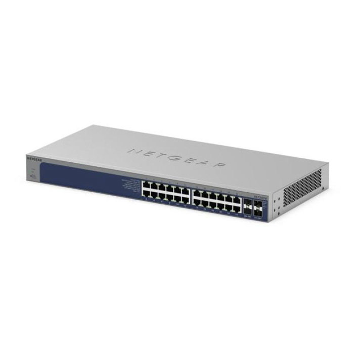 Netgear XS724TM-100EUS Switch Administrable Gigabit 10GbE avec 24 Ports PoE+ et 4 Ports SFP+
