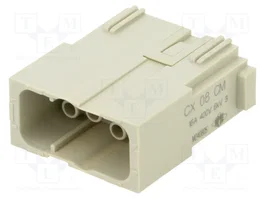 ILME Insert de contact mâle HDC MIXO 8 broches 16A 600V