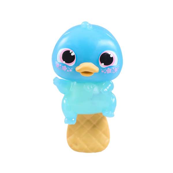 Bizak - Squishy Animagic Let's Glo - Figurine ornithorynque lumineuse qui brille et flotte sur l'eau - 21x18x8 cm - Modèle envoyé aléatoirement
