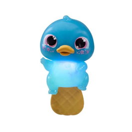 Bizak - Squishy Animagic Let's Glo - Figurine ornithorynque lumineuse qui brille et flotte sur l'eau - 21x18x8 cm - Modèle envoyé aléatoirement