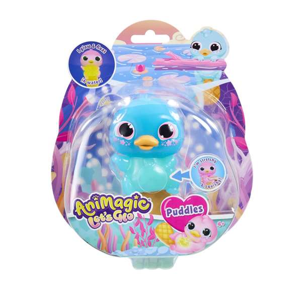 Bizak - Squishy Animagic Let's Glo - Figurine ornithorynque lumineuse qui brille et flotte sur l'eau - 21x18x8 cm - Modèle envoyé aléatoirement Bizak - Squishy Animagic Let's Glo - Figurine ornithorynque lumineuse qui brille et flotte sur l'eau - 21x18x8 cm - Modèle envoyé aléatoirement
