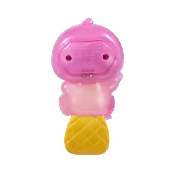 Bizak - Squishy Animagic Let's Glo - Figurine ornithorynque lumineuse qui brille et flotte sur l'eau - 21x18x8 cm - Modèle envoyé aléatoirement