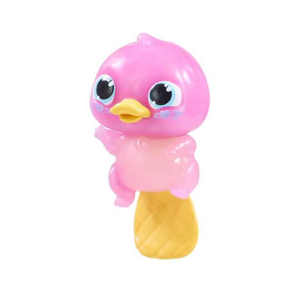 Bizak - Squishy Animagic Let's Glo - Figurine ornithorynque lumineuse qui brille et flotte sur l'eau - 21x18x8 cm - Modèle envoyé aléatoirement
