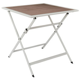 Home Deco Factory Mesa Metal BCN Blanca 70x70