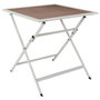 Home Deco Factory Mesa Metal BCN Blanca 70x70