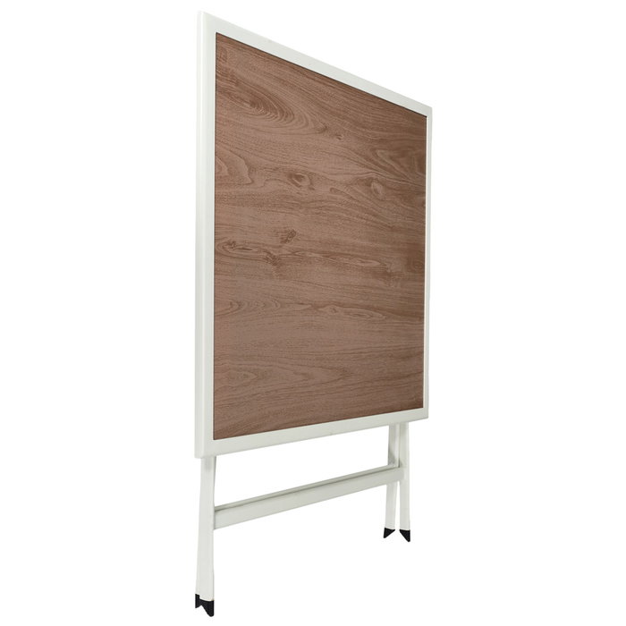 Home Deco Factory Mesa Metal BCN Blanca 70x70 Home Deco Factory Mesa Metal BCN Blanca 70x70