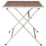 Home Deco Factory Mesa Metal BCN Blanca 70x70