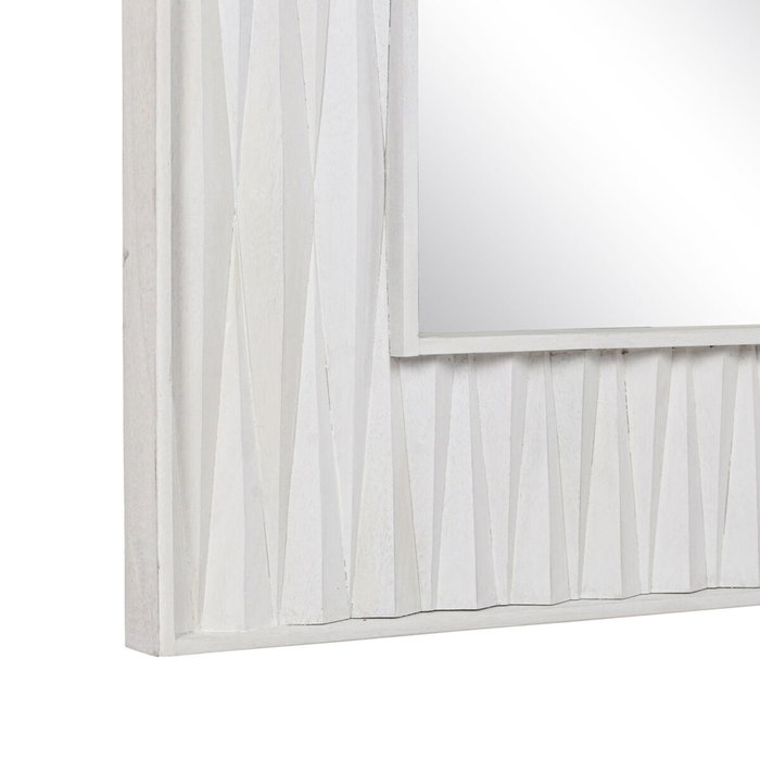 BigBuy Home Miroir mural Blanc 93,3 x 4 x 154 cm BigBuy Home Miroir mural Blanc 93,3 x 4 x 154 cm