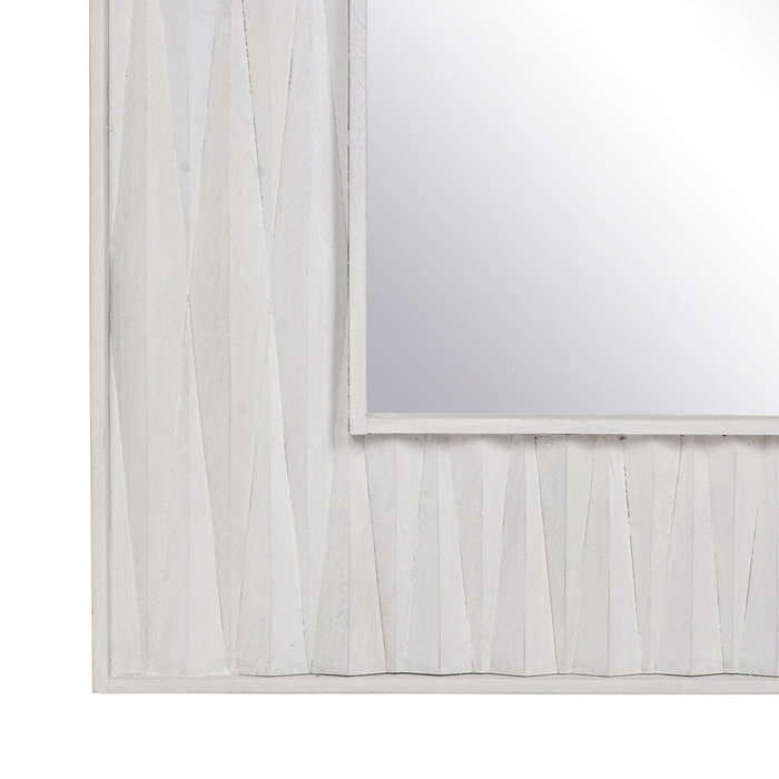 BigBuy Home Miroir mural Blanc 93,3 x 4 x 154 cm BigBuy Home Miroir mural Blanc 93,3 x 4 x 154 cm