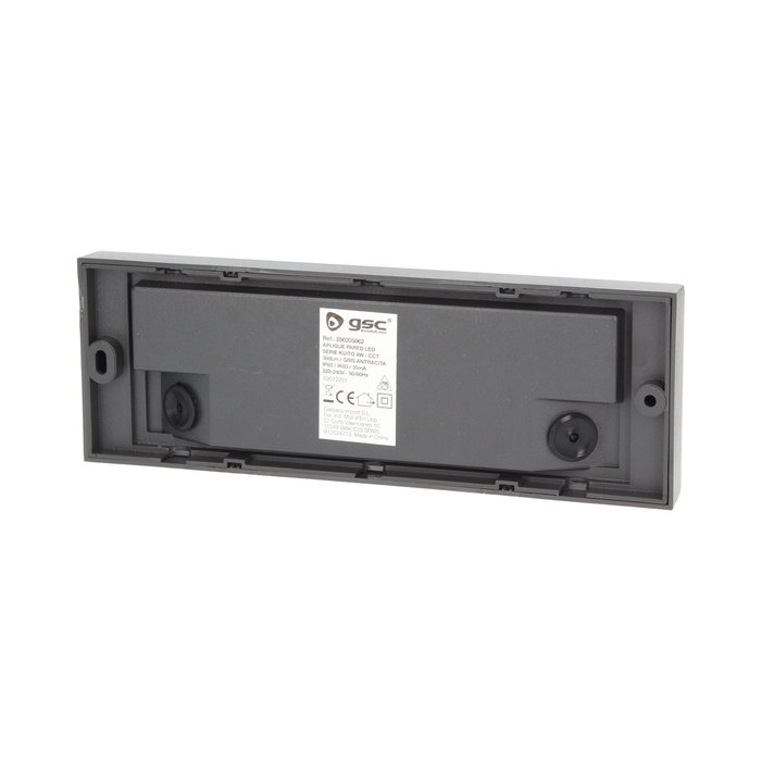 GSC Evolution Applique murale LED Série Kuito 4W Gris anthracite IP65