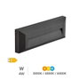 GSC Evolution Applique murale LED Série Kuito 4W Gris anthracite IP65