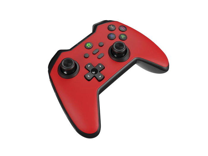 Genesis Gamepad Mangan 400 Wireless Bluetooth PC Switch Android iOS Manette sans fil RGB rouge