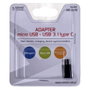 Savio Adaptateur Micro USB vers USB-C AK-31 / B Noir