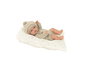Muñecas Arias Elegance - Poupée 30 cm Natal Beige avec Coussin (Corps en Vinyle, Sexe Garçon) - Produit en Espagnol