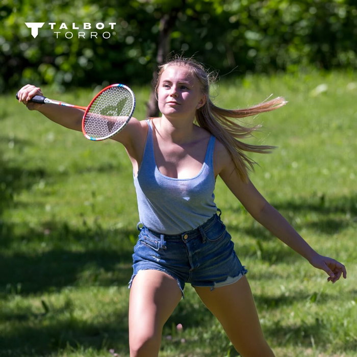 Set de badminton 4 Fighter - 4 raquettes et 3 volants