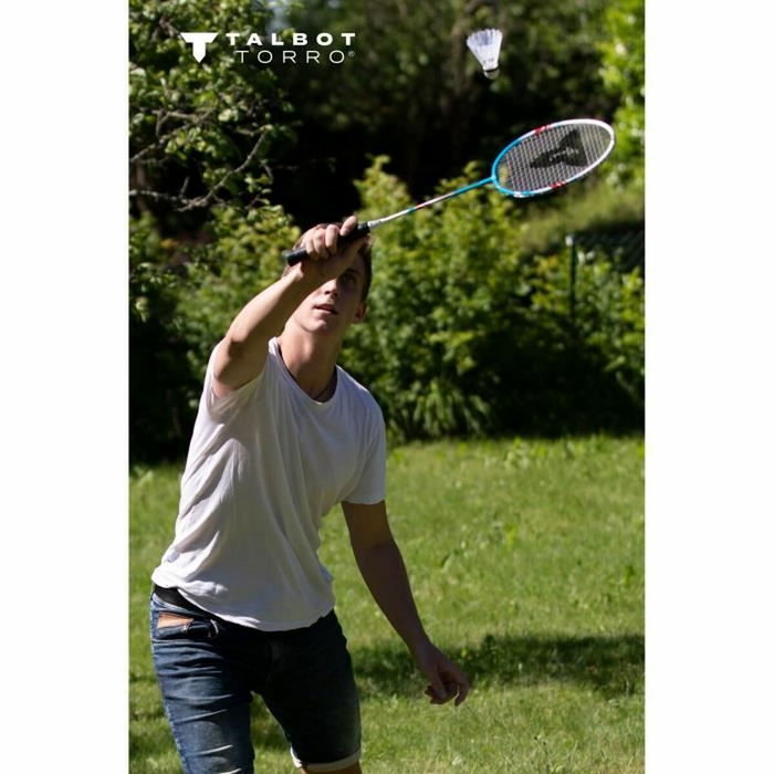 Set de badminton 4 Fighter - 4 raquettes et 3 volants