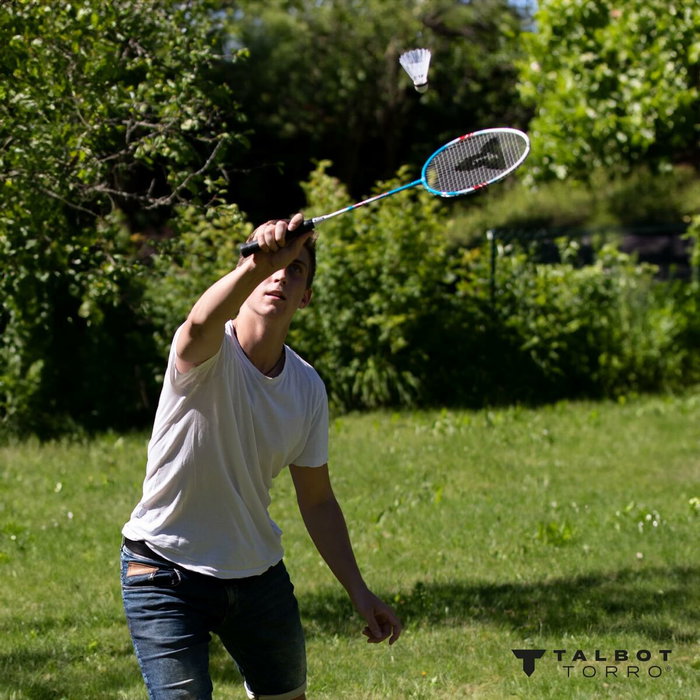 Set de badminton 4 Fighter - 4 raquettes et 3 volants