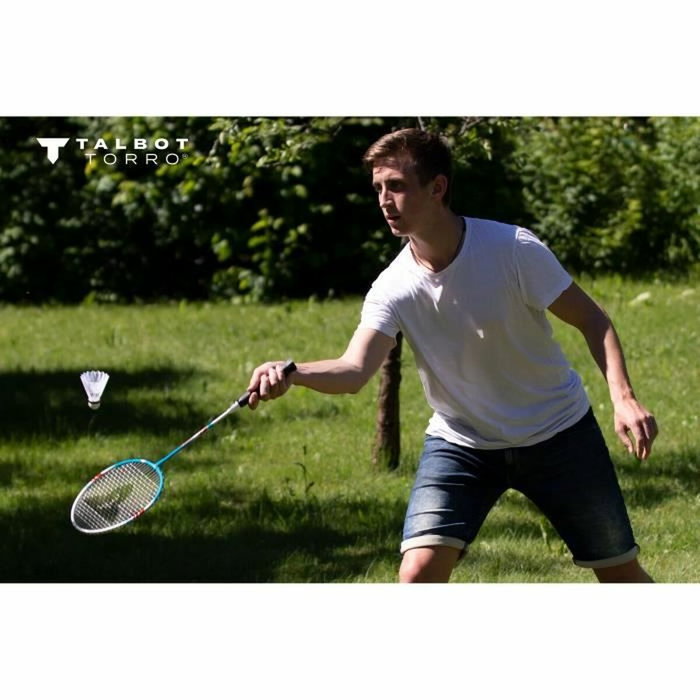 Set de badminton 4 Fighter - 4 raquettes et 3 volants