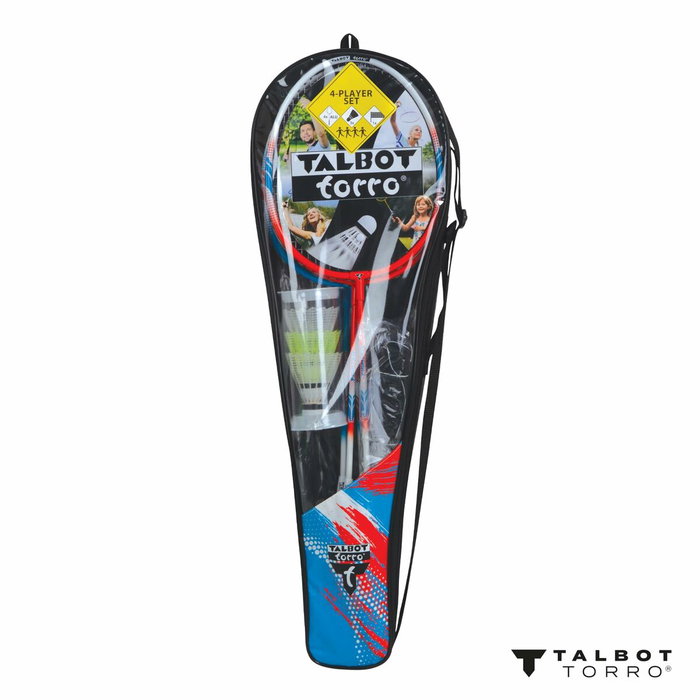 Set de badminton 4 Fighter - 4 raquettes et 3 volants