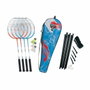 Set de badminton 4 Fighter - 4 raquettes et 3 volants