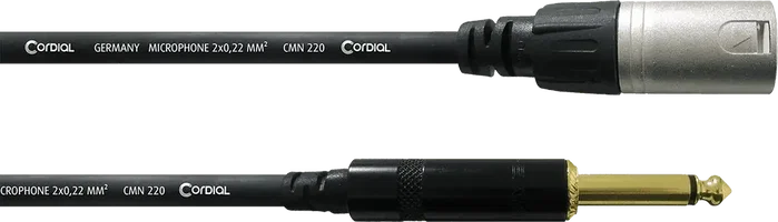 CORDIAL Câble Audio Jack Mono vers XLR Mâle 5 m CORDIAL Câble Audio Jack Mono vers XLR Mâle 5 m