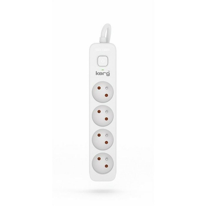 Rallonge 4 prises Schuko avec interrupteur Kerg M02395 (1,5 m) Rallonge 4 prises Schuko avec interrupteur Kerg M02395 (1,5 m)