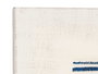 Giftdecor Lienzo Relief Rayures Bleu 60x110 cm Toile Texturée Bois Plastique Coton (Set de 2)