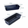 Dr. Oetker Set de 2 moules à cake Back Liebe 25 et 30 cm, Bleu