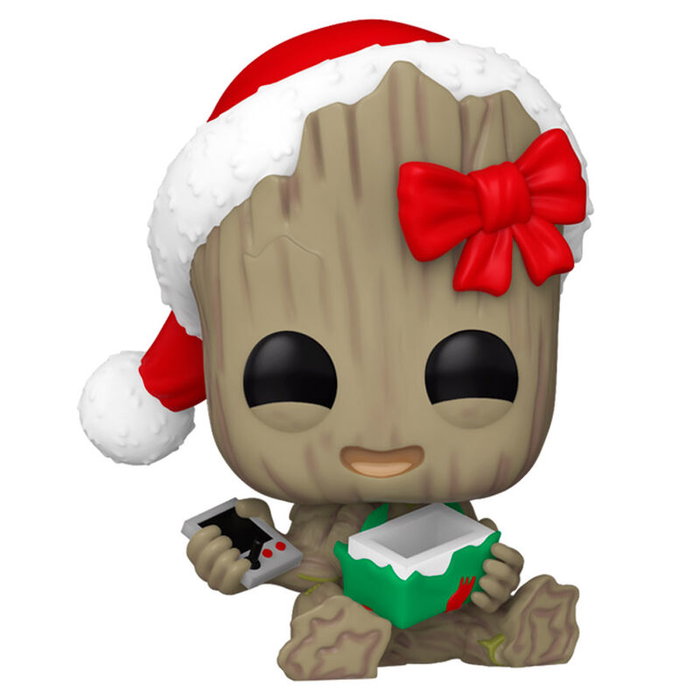 FUNKO Marvel Groot with Present Pop!