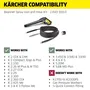 Karcher Set de raccord rapide Quick Coupling avec pistolet, flexible haute pression 7.5 m et sécurité enfant - Compatible toutes machines sauf modèles avec enrouleur
