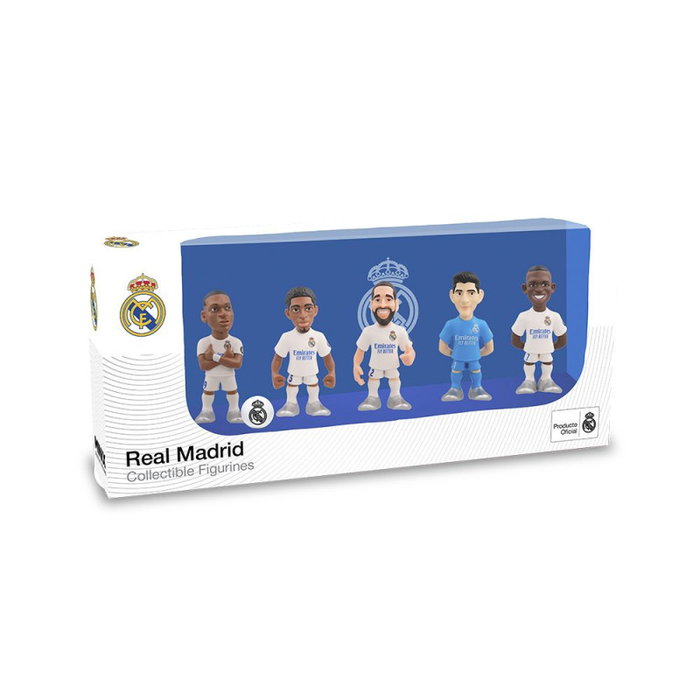 Pack 5 Figurines Minix Real Madrid – Modric, Courtois, Vinicius Jr, Bellingham, Camavinga Pack 5 Figurines Minix Real Madrid – Modric, Courtois, Vinicius Jr, Bellingham, Camavinga