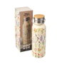 ERIK Gourde Isotherme en Acier Inoxidable 500ml avec Bouchon Étanche - Motif Fleurs Sauvages