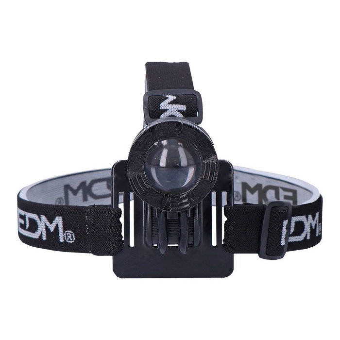 Edm Lampe frontale et vélo LED rechargeable aluminium 180 lm 50 lm flash IP54 5 W avec batterie et chargeur Edm Lampe frontale et vélo LED rechargeable aluminium 180 lm 50 lm flash IP54 5 W avec batterie et chargeur