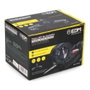 Edm Lampe frontale et vélo LED rechargeable aluminium 180 lm 50 lm flash IP54 5 W avec batterie et chargeur