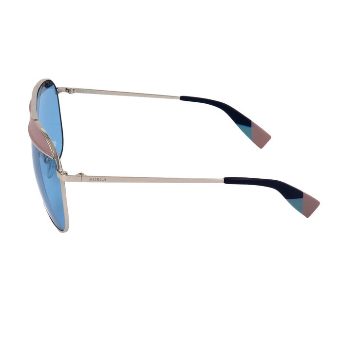 Furla SFU236 0523 Lunettes de soleil femme monture métal 59 mm UV400 catégorie 2
