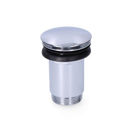 Edm Bonde clic-clac universelle pour lavabo et bidet chromée ABS Ø 66 x 102 mm