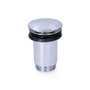 Edm Bonde clic-clac universelle pour lavabo et bidet chromée ABS Ø 66 x 102 mm