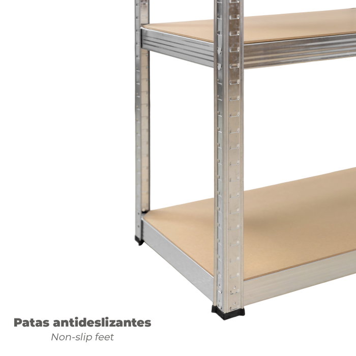 ORYX Module d'étagère sans vis 90x40x180 cm avec 5 plateaux
