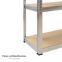 ORYX Module d'étagère sans vis 90x40x180 cm avec 5 plateaux