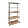 ORYX Module d'étagère sans vis 90x40x180 cm avec 5 plateaux