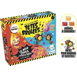 Silverlit MegaFabrik à Bonbons et Sucettes Tutti Fruti - Fabrique de Bonbons - Avec Arômes et Colorants 100% Naturels et Gélifiant Végétal - À Partir de 7 Ans