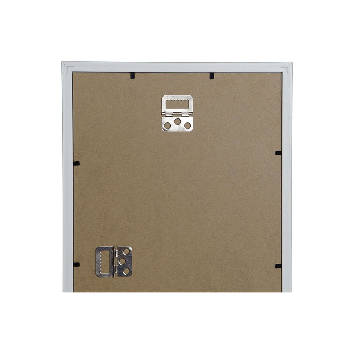 Cadre photo Home ESPRIT Blanc Marron Gris Verre polystyrène Urbaine 23 X 3 X 41 cm (2 Unités)