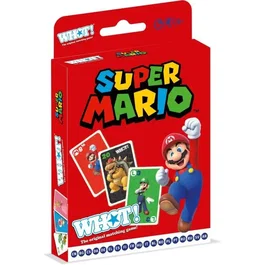 Winning Moves - Jeu de cartes Whot! Super Mario - Famille - Mario, Luigi, Peach, Bowser, Yoshi